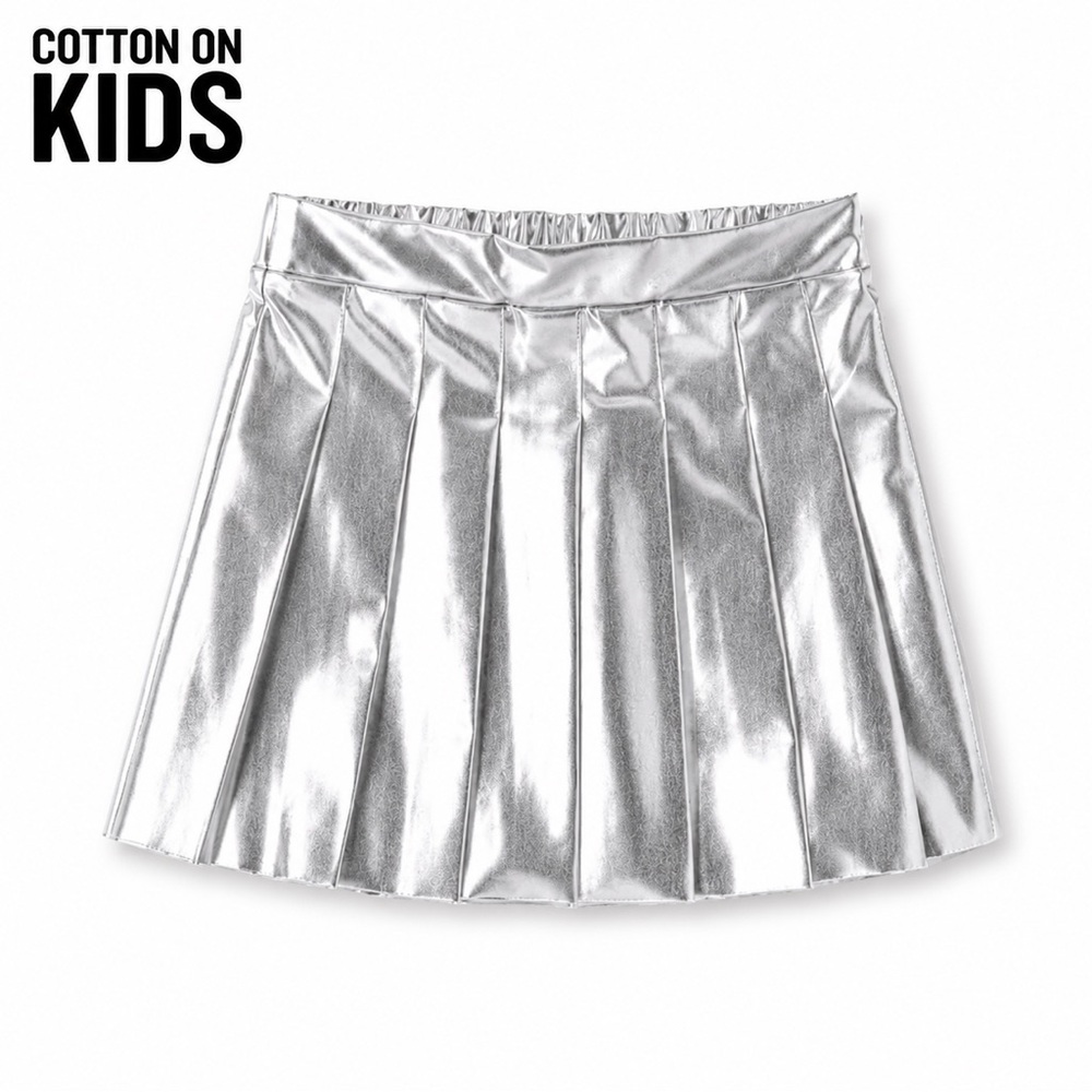 Girls Metallic Skirt